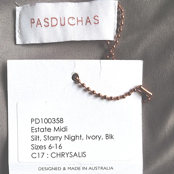 PASDUCHAS Chrysalis Midi Dress by Designed. Made in Australia. Brand New - Picture 5 of 11